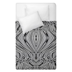 Black And White Pattern 1 Duvet Cover Double Side (single Size) by 2607694