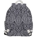 Black And White Pattern 1 Top Flap Backpack View3