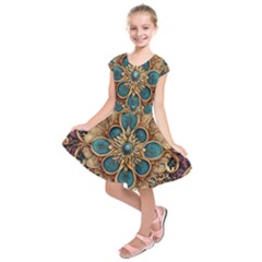 Pattern 1 Kids  Short Sleeve Dress by 2607694