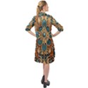 Pattern 1 Long Sleeve Mini Shirt Dress View2