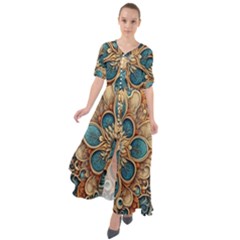 Pattern 1 Waist Tie Boho Maxi Dress by 2607694