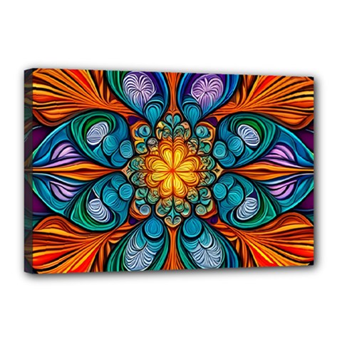 Pattern 2 Canvas 18  X 12  (stretched) by 2607694