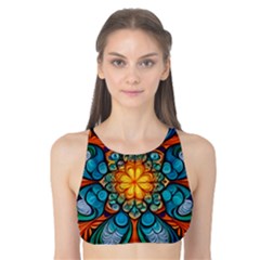 Pattern 2 Tank Bikini Top