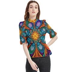 Pattern 2 Frill Neck Blouse