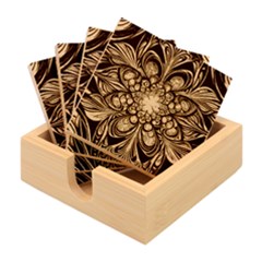 Pattern 2 Bamboo Coaster Set