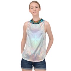 Pattern 2a Pattern 2 High Neck Satin Top by 2607694