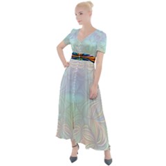 Pattern 2a Pattern 2 Button Up Short Sleeve Maxi Dress by 2607694