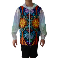 Pattern 2a Pattern 2 Kids  Hooded Windbreaker