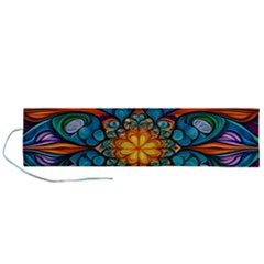 Pattern 2a Pattern 2 Roll Up Canvas Pencil Holder (l) by 2607694