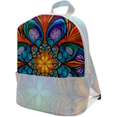 Pattern 2a Pattern 2 Zip Up Backpack by 2607694