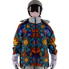 Pattern 2a Pattern 2 Women s Zip Ski And Snowboard Waterproof Breathable Jacket by 2607694