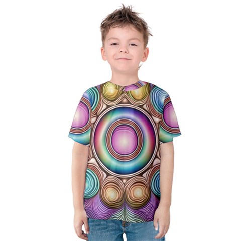 Pattern 3 Kids  Cotton T-shirt by 2607694