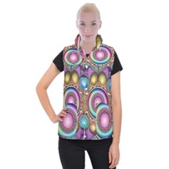 Pattern 3 Women s Button Up Vest