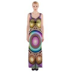 Pattern 3 Thigh Split Maxi Dress by 2607694