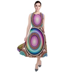 Pattern 3 Round Neck Boho Dress by 2607694