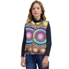 Pattern 3 Kid s Button Up Puffer Vest	