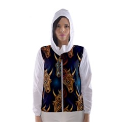 Pattern 5 Women s Hooded Windbreaker