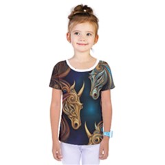 Pattern 5 Kids  One Piece T-shirt