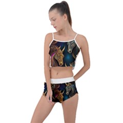 Pattern 5 Summer Cropped Co-ord Set