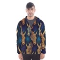 pattern with horses Men s Hooded Windbreaker View1