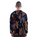 pattern with horses Men s Hooded Windbreaker View2