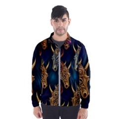 Pattern With Horses Men s Windbreaker by 2607694a