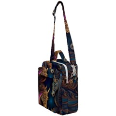 Pattern With Horses Crossbody Day Bag