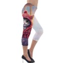 Cat 2 Lightweight Velour Capri Leggings  View4