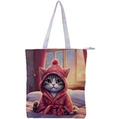 Cat 2 Double Zip Up Tote Bag by 2607694a