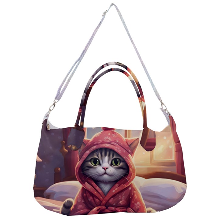 Cat 2 Removable Strap Handbag