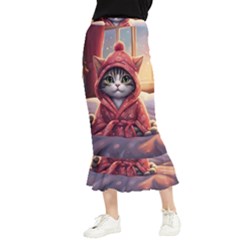 Cat 2 Maxi Fishtail Chiffon Skirt by 2607694a