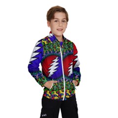 Grateful Dead Bear Pattern Kids  Windbreaker