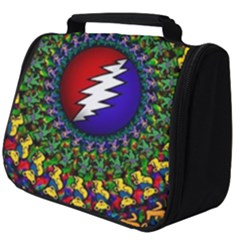 Grateful Dead Bear Pattern Full Print Travel Pouch (big)