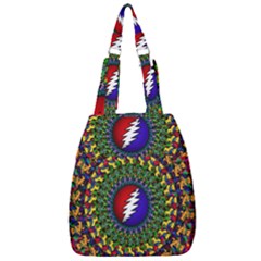 Grateful Dead Bear Pattern Center Zip Backpack