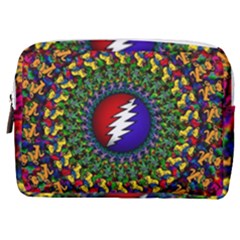 Grateful Dead Bear Pattern Make Up Pouch (medium)