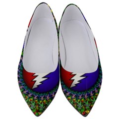 Grateful Dead Bear Pattern Women s Low Heels