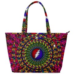 Grateful Dead Bear Pattern Back Pocket Shoulder Bag 