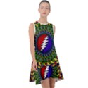 Grateful Dead Bear Pattern Frill Swing Dress View1