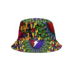 Grateful Dead Bear Pattern Bucket Hat (kids) by Maspions