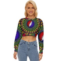 Grateful Dead Bear Pattern Lightweight Long Sleeve Sweatshirt