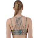 Vintage World Map Line Them Up Sports Bra View2