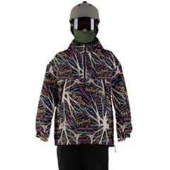 Mental Human Experience Mindset Pattern Men s Ski And Snowboard Waterproof Breathable Jacket by Paksenen