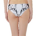 Cat - Artistic Paper Cut Hipster Bikini Bottoms View2