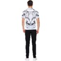 Cat - Artistic Paper Cut Men s Short Sleeve Rash Guard View2