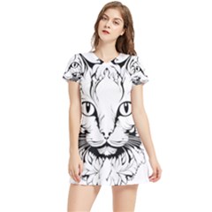 Cat - Artistic Paper Cut Women s Sports Skirt by 2607694c