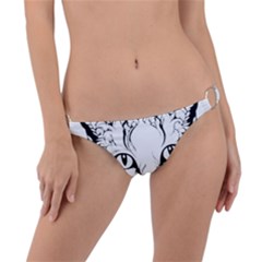 Cat - Artistic Paper Cut Ring Detail Bikini Bottoms by 2607694c