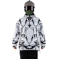 Cat - Artistic Paper Cut Men s Ski And Snowboard Waterproof Breathable Jacket by 2607694c