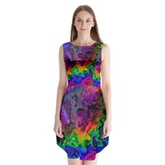 Pride Marble Sleeveless Chiffon Dress   by MRNStudios