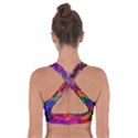 Pride Marble Cross Back Sports Bra View2