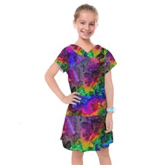 Pride Marble Kids  Drop Waist Dress by MRNStudios